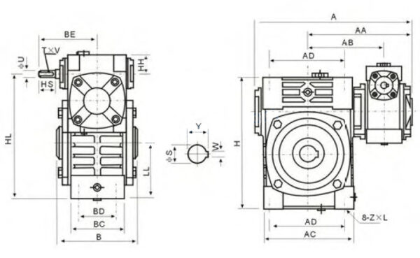 Wpwek Series Worm Gearbox China Manufacturer Supplier Hangzhou