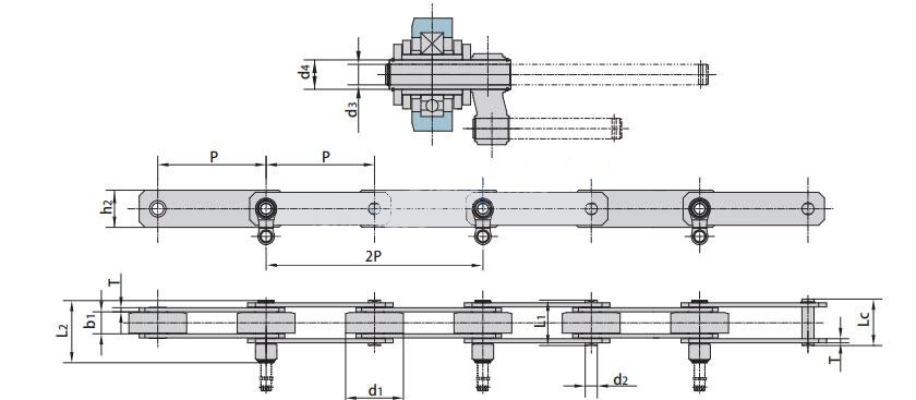 Moving Walkway Escalator Chain