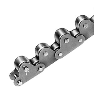 Stainless Steel Double Pitch Conveyor Chains With Top Rollers