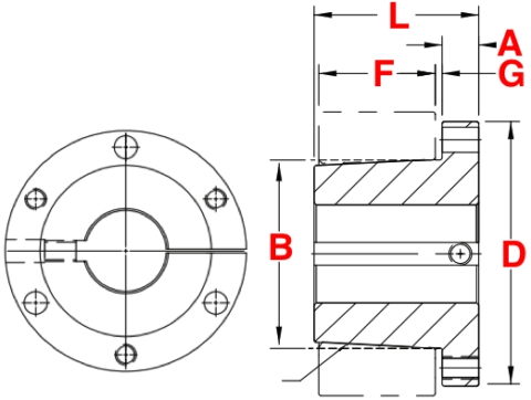 8V Series pulley Sheaves