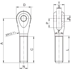 FC series Clevises