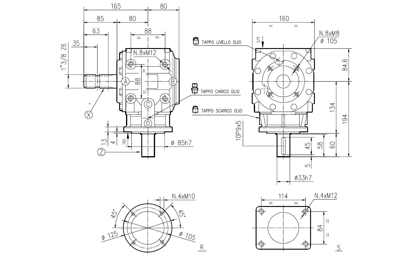 Comer Code TL-310J Flail Mowers Gearboxes