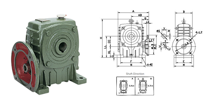 DKA Series Worm Gear Reducer