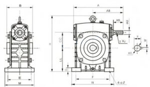 WPKS Series Worm Gearboxes