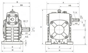 WPS Series Worm Gearboxes