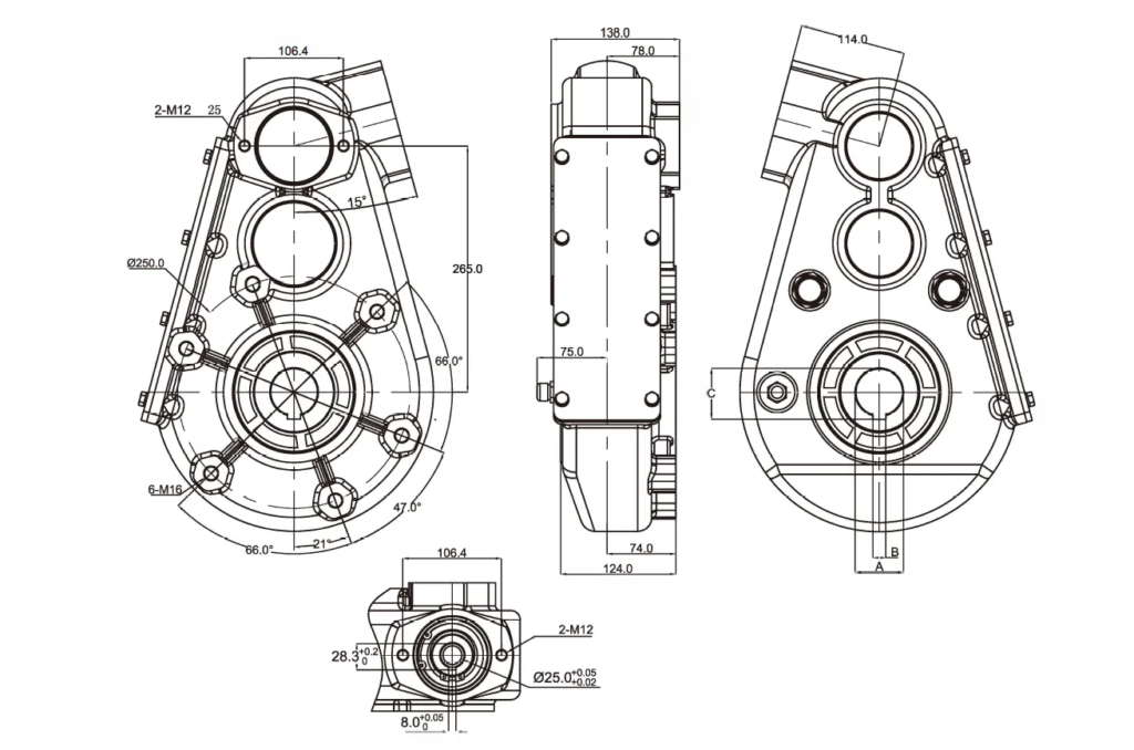 Fertilizer Seeder Gearbox 35