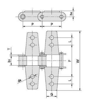 agricultural chain attachments CA550K6 CA620K12 CA550K8 CA550K9