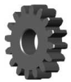 European standard spur gear