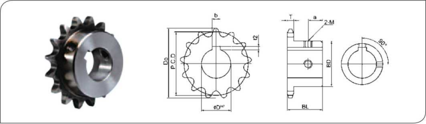 FB series Finished bore sprockets