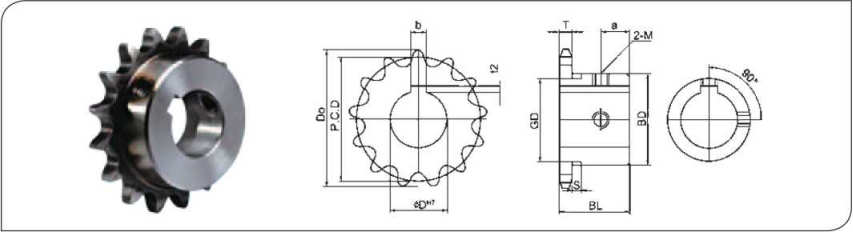 FB series Finished bore sprockets