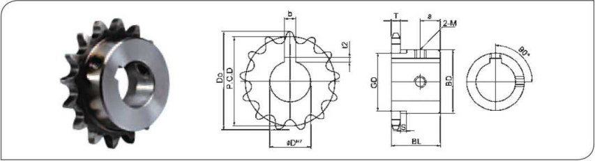 FB series Finished bore sprockets