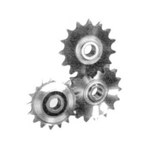 Idler sprockets with ball bearing