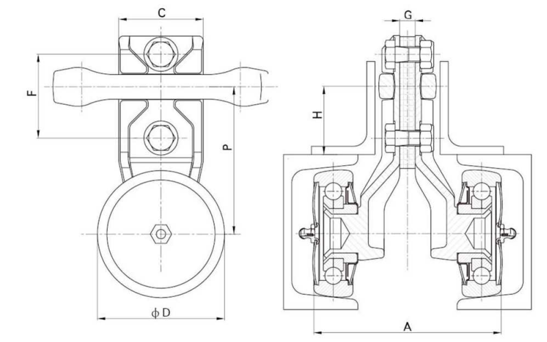 X348 X458 series Inversion Trolley